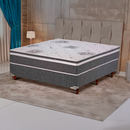 COLCHÃO PÉROLA D33 + BOX CASAL