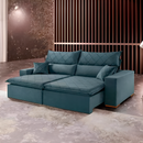 SOFÁ MÔNACO RETRÁTIL E RECLINAVEL 2,50M